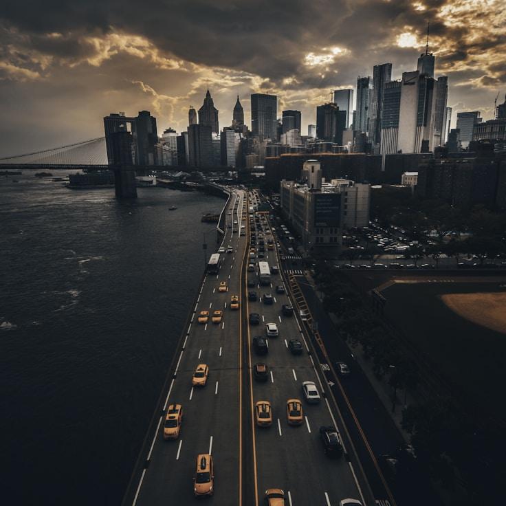 City skyline in Amsterdam, Netherlands